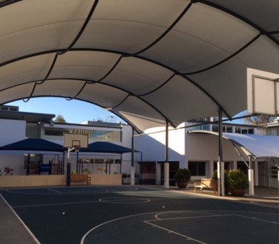 Barrel vault shelter Pulteney Grammar School Adelaide SA 2