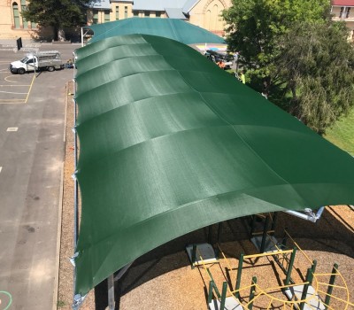 Barrel vault shelter Wallaroo Primary School Yorke Peninsula SA 2