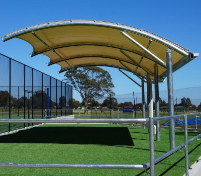 shade structure St ignatius college school Cit of norwood