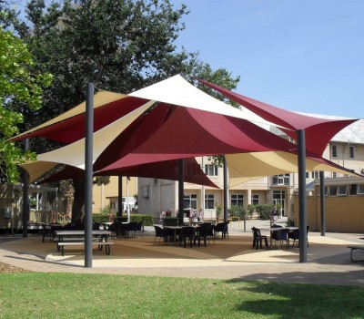 shade sails Annesley College Wayville 12000x800